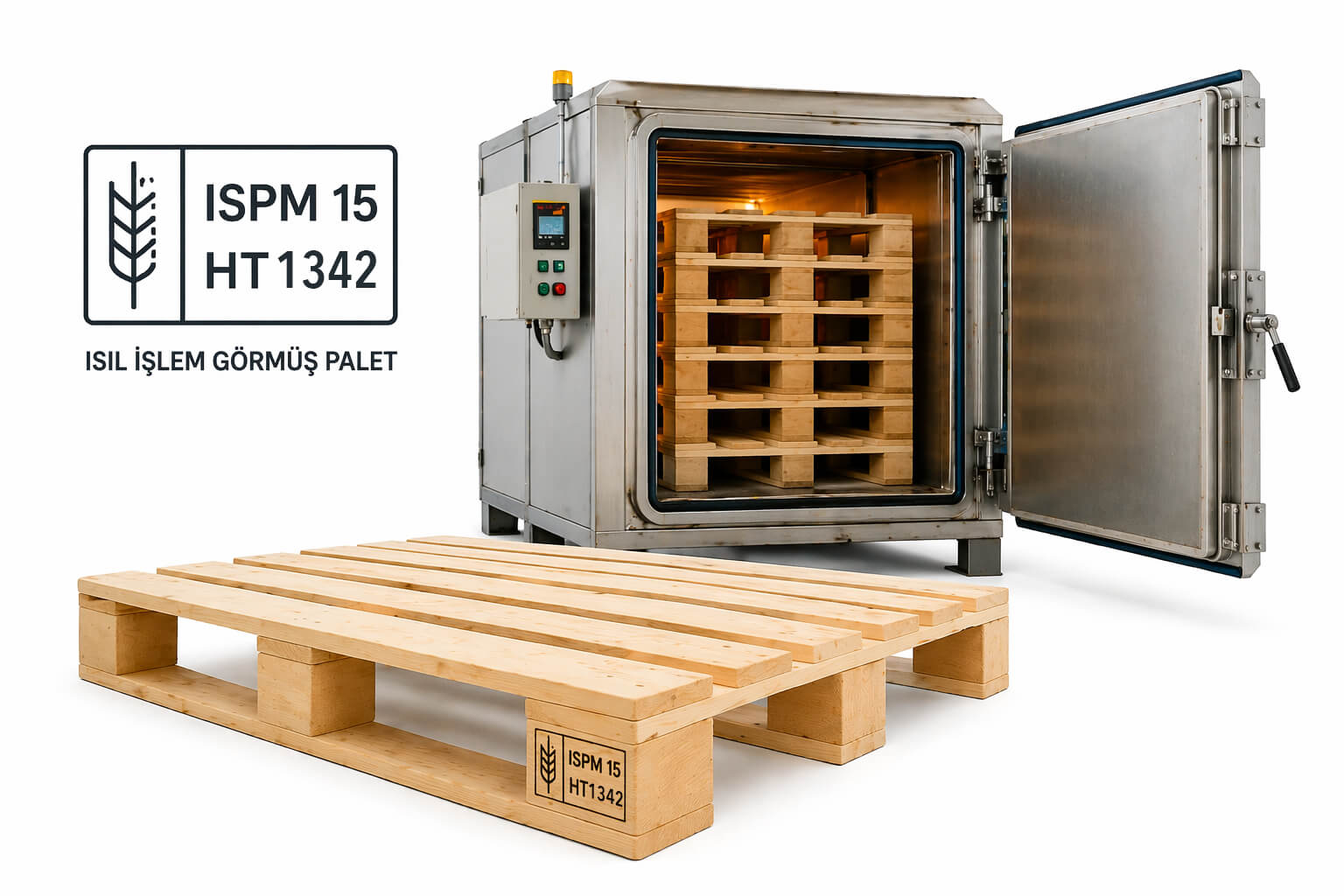 ispm 15 ısıl işlemli palet